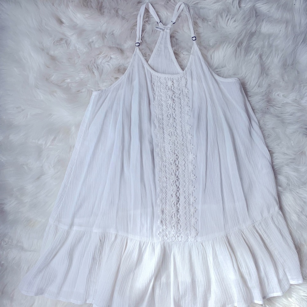 Rip curl beach vibe flowy white tank size s